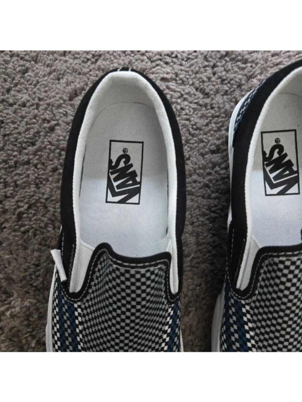 Vans Classic Slip On Checkered Multi Women Size 8 0826 - Picture 3 of 7